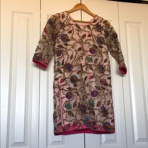 Beautiful handmade embroidered top